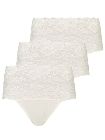 Nina von C. 3er Pack Taillenslip in champagner