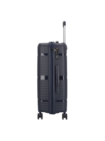 D&N Travel Line 4200 4 Rollen Trolley M 67 cm in darkblue
