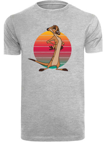 F4NT4STIC T-Shirt Disney König der Löwen Timon Sunset in grau meliert