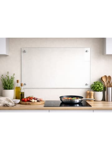 VCM  Küchenrückwand Herd Spritzschutz 115 x 50 cm Esilo in Klarglas