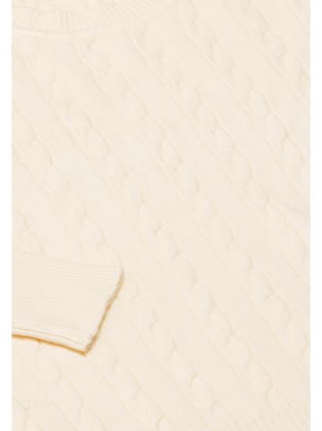 Sidona Damen Strickpullover in Wollweiss