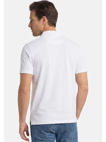 Redmond Poloshirt Basic in Schwarz / weiß