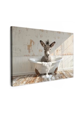 MuchoWow Leinwand bilder Esel