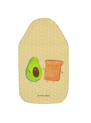 Mr. & Mrs. Panda Wärmekissen Avocado Toast ohne Spruch in Gelb Pastell