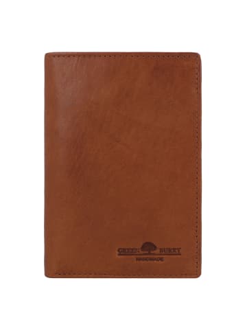 Greenburry Newport Geldbörse RFID Schutz Leder 12.5 cm caramel