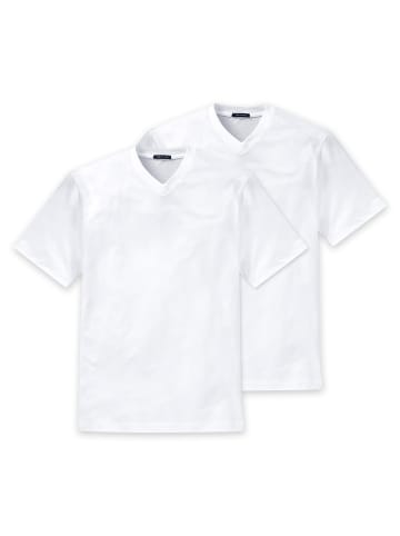Schiesser T-Shirt 2er Pack in Weiß