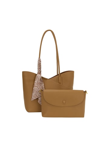 Usha 2-In-1 Tote Bag Set 2-IN-1 Tote Bag Set in Camel