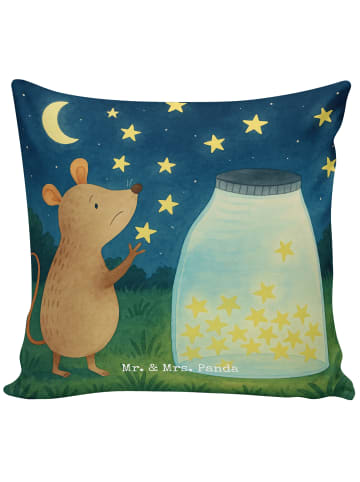 Mr. & Mrs. Panda Kopfkissen Maus Sterne Design ohne Spruch in Weiß