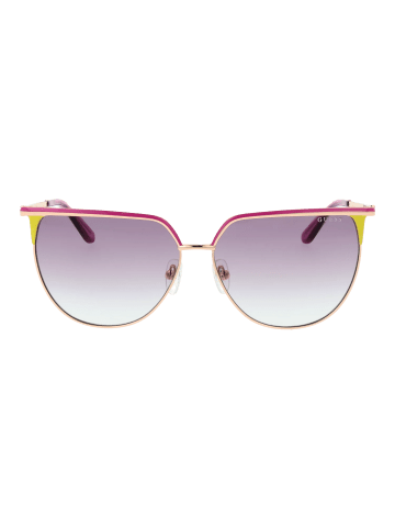 Guess Damen Sonnenbrillen Schmetterling Roségold
