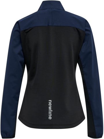 Newline Reißverschluss Jacke Reflektierend Logo Women Core Damen in BLACK IRIS