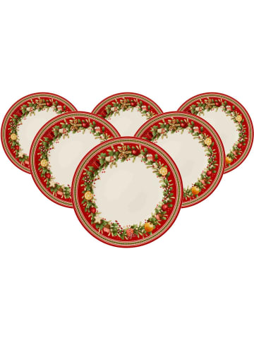 Villeroy & Boch 6er Set Speiseteller Winter Bakery Delight ø 27,4 cm bunt in bunt