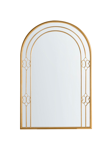 Beliani Wandspiegel MAUTRE in Gold - (W) 66 x (H) 98 x (L) 3 cm Vertikal