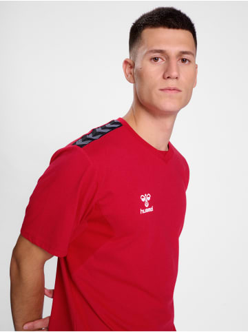Hummel T-Shirt Hmlauthentic Herren in TRUE RED