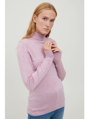 b.young Rollkragenpullover in rosa