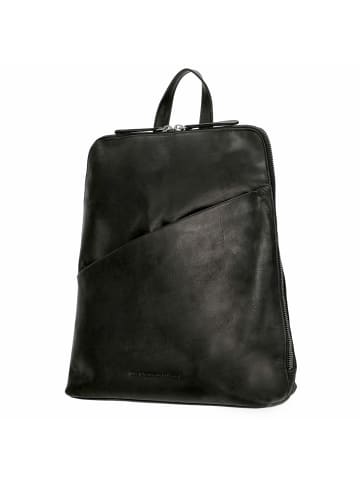 The Chesterfield Brand Amanda - Rucksack/Umhängetasche Leder 33 cm in schwarz