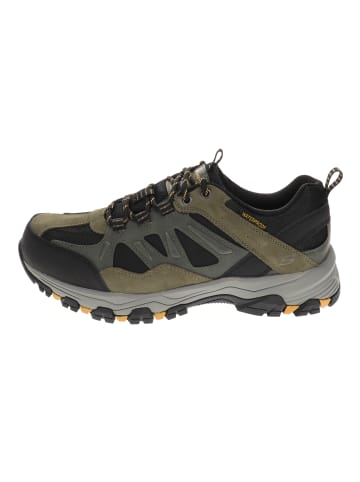 Skechers Trekkingschuhe in Oliv/Schwarz