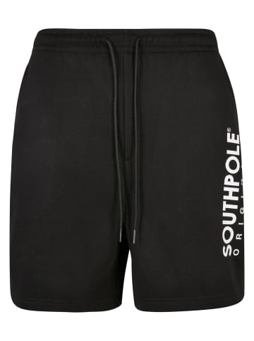 Southpole Sweat Shorts in schwarz