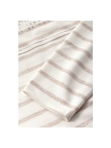 Street One Langarmshirt in smooth sand beige