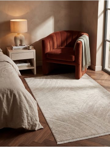 KADIMA DESIGN Läufer Geometrisch pflegeleicht Wohnzimmer Schlafzimmer Flur Esszimmer in Beige