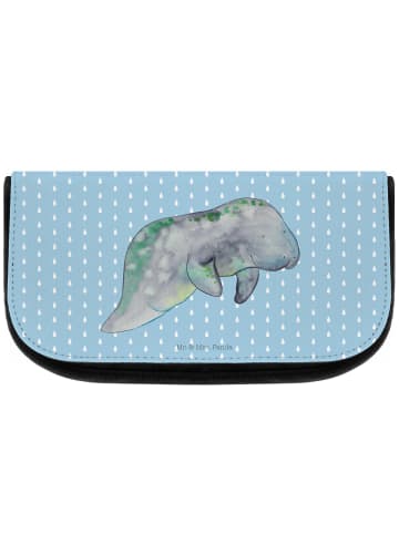 Mr. & Mrs. Panda Waschtasche Seekuh Chillen ohne Spruch in Blau Pastell