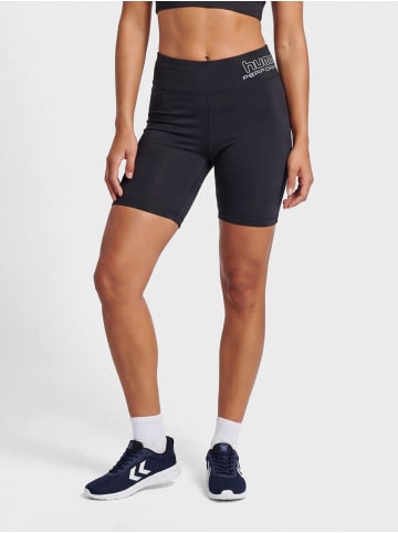 Hummel Tight Kurze Hose Hmlte Fundamental Damen in BLACK/WHITE2