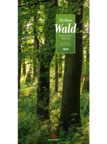 Ackermann Kunstverlag Kalender - Mythos Wald Literatur-Kalender 2026