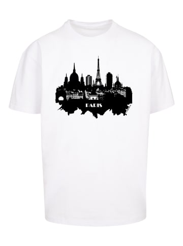 F4NT4STIC Heavy Oversize T-Shirt PARIS SKYLINE OVERSIZE TEE in weiß