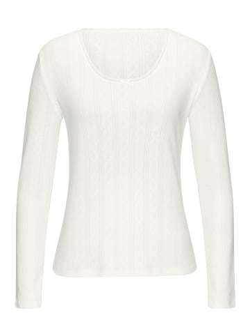 Vivance Langarmshirt in schwarz, creme