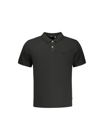 Pepe Jeans Schwarzes Baumwoll-Polohemd