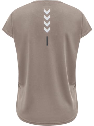 Hummel Hummel T-Shirt Hmlte Training Damen Atmungsaktiv Feuchtigkeitsabsorbierenden in CHATEAU GRAY