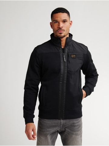 Petrol Industries Sportliches Sweatshirt Platteville in Schwarz