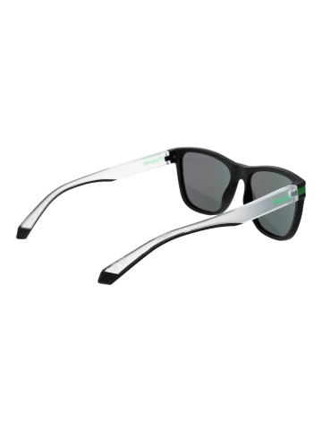 Polaroid Unisex Sonnenbrille Rechtwinklig Schwarz