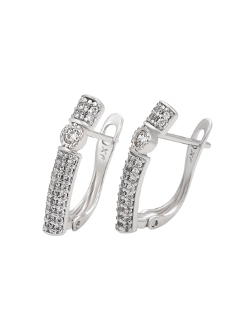 faina Women Huggie Earrings in Silver