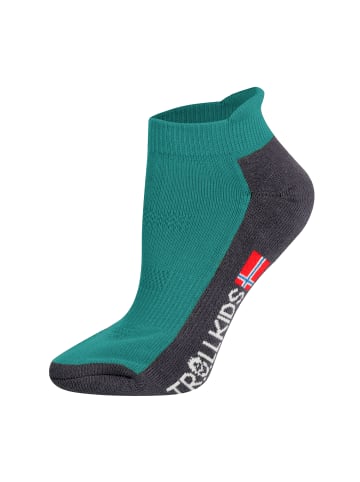 Trollkids Wandersocken Low Cut II in sea green