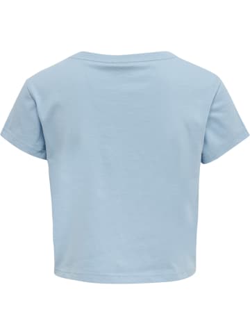 Hummel T-Shirt S/S Hmllegacy Woman Cropped T-Shirt in PLACID BLUE