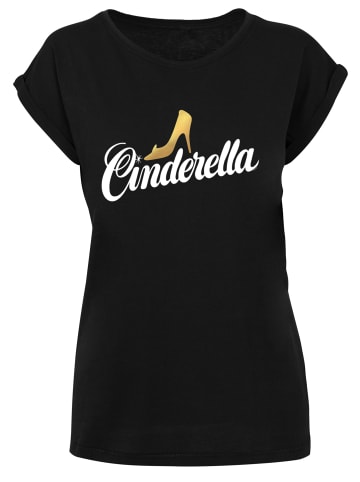 F4NT4STIC T-Shirt Cinderella Aschenputtel Shoe Logo in schwarz