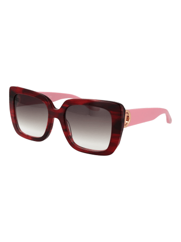 Bulget Damen Sonnenbrillen Quadrat Rot
