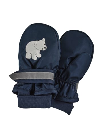 Sterntaler Fäustlinge Eisbär in marineblau