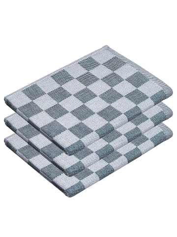 Butlers Butlers Küchentuch CHECKER STYLE 3er-Set in Dunkelgrün