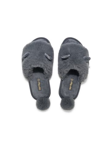 Flip Flop Hausschuh "bunny*slide" in schwarz