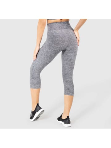 SMILODOX Capri Leggings Anita in Grau Melange