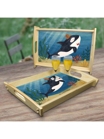 Mr. & Mrs. Panda sofatablett Orca Zylinder Design ohne Spruch in Weiß