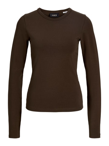 JJXX Langarm-T-Shirt in Demitasse