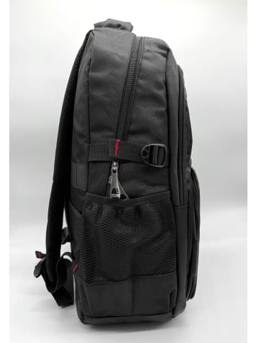 EGOMAXX Basic Daypack Rucksack Ergonomisch Gepolstert in Schwarz-4