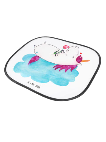 Mr. & Mrs. Panda Sonnenschutz Auto Einhorn Verliebt ohne Spruch in Weiß