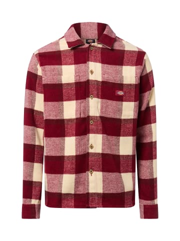 Dickies Hemd Plaid Coaling in bordeaux ecru - 0001