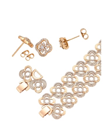 faina Women Jewelry Set in gold