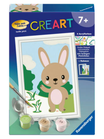 Ravensburger Verlag GmbH Spiel - CreArt, Malen nach Zahlen Kinder - Süßer Hase