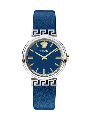 Versace Analoguhr für Damen in blau