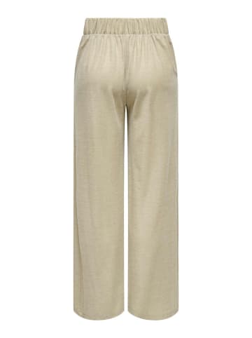 JACQUELINE de YONG Hose mit Elastischem Bund - Taschen vorn - Normal fit in Beige